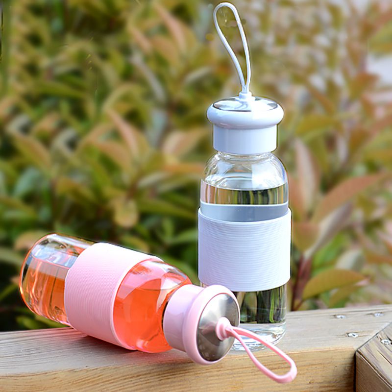 時(shí)尚玻璃杯,女士便攜玻璃杯,車(chē)載水杯定做廠家晶立方杯業(yè)